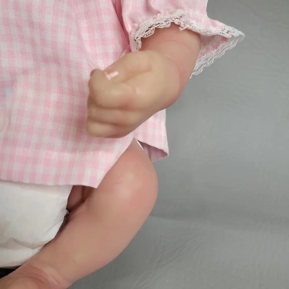 REBORN BABY DOLL by ANDREA ARCELLO Lifelike Realistic Girl Blue Eyes 18